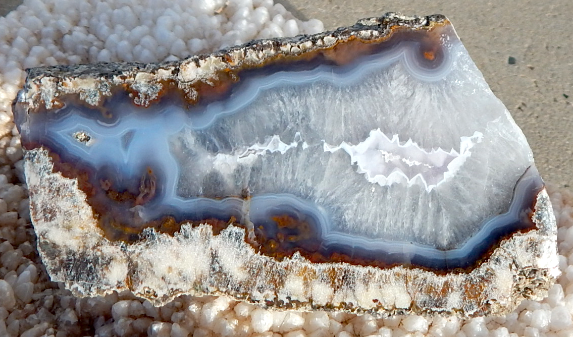 Deming Agate cut & polished gem specimen