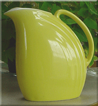 Hall yellow pitcher