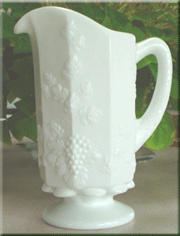Westomoreland milk glass pitcher