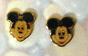 Mickey mouse post earrings