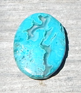 Gem Silica Chrysocolla Cabochon Arizona