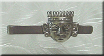 Mexico sterling mask money clip