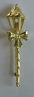 Christmas lantern pin