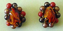 Art glass clip