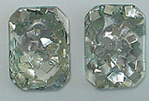 Lucite post earrings