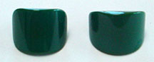 Vintage plastic clip on earrings