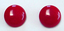 Vintage plastic clip on earrings