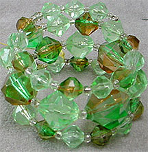 Plastic lucite bracelet