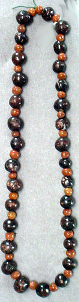 Mexican clay bead necklace