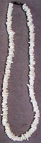 Shell bead necklace