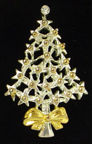 Christmas tree pin